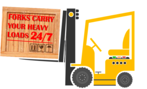Forks carry your heavy loads 24/7.